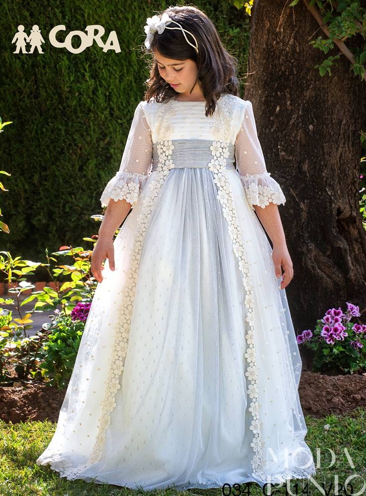 VESTIDO COMUNION CORA 034114