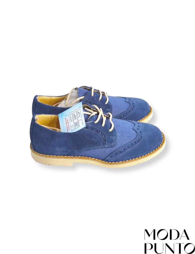 Zapato comunión niño 20334 azul