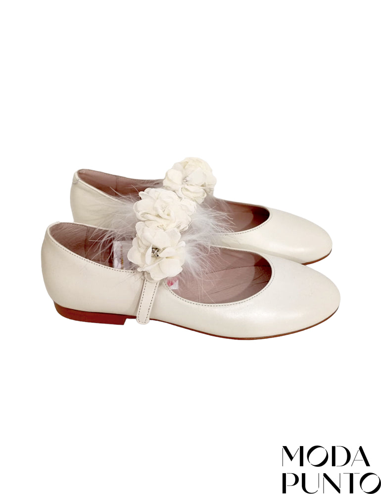Zapato comunión niña 25500 crudo