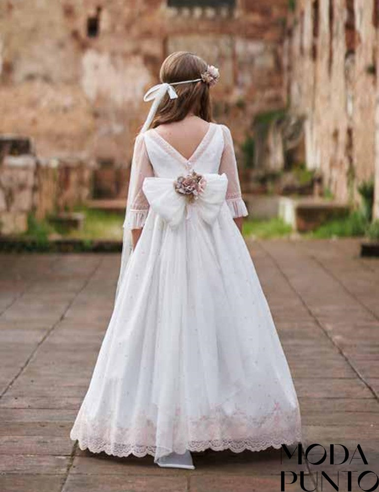 Vestido Comunión Menninas 129