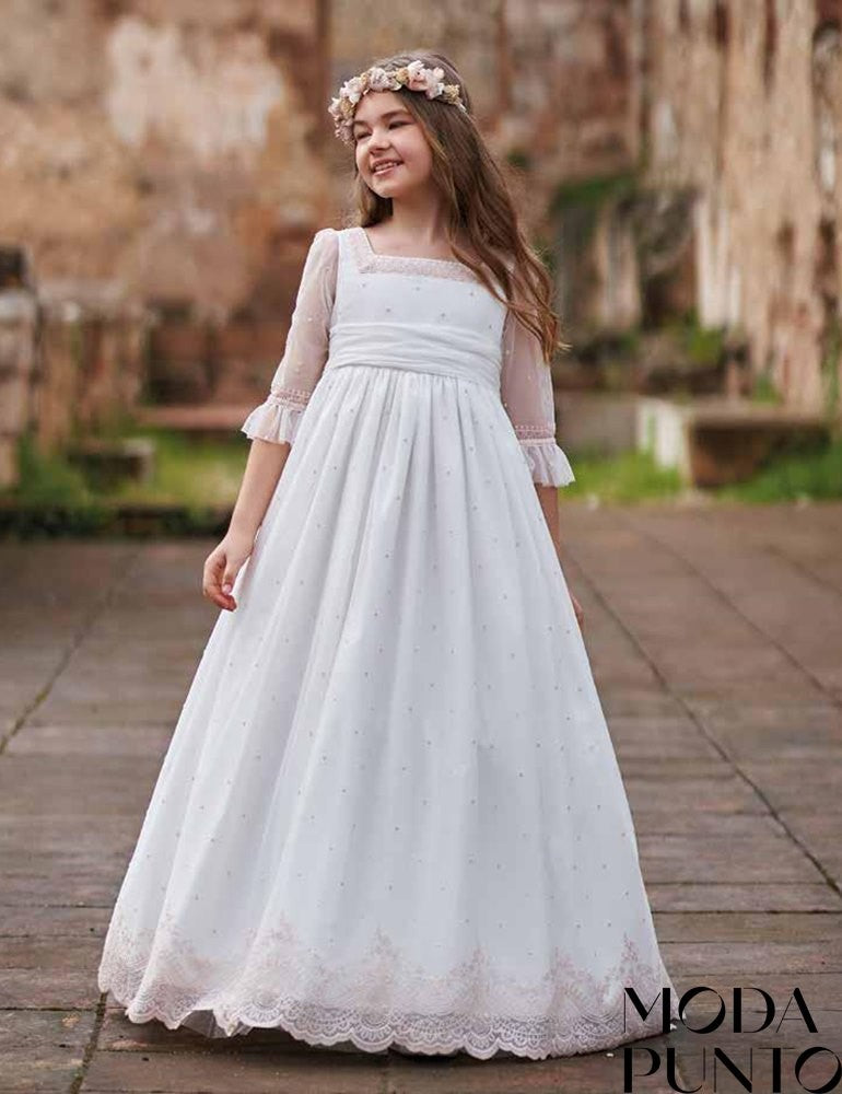 Vestido Comunión Menninas 129