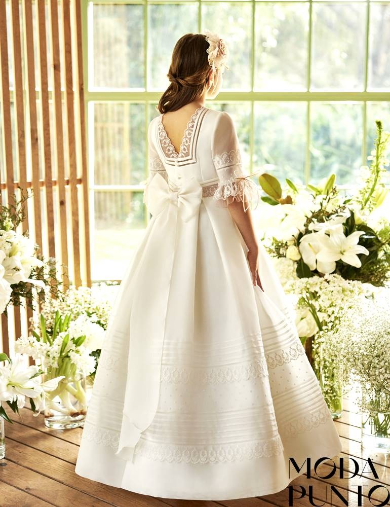 Vestido Comunión Rosa Clara R612