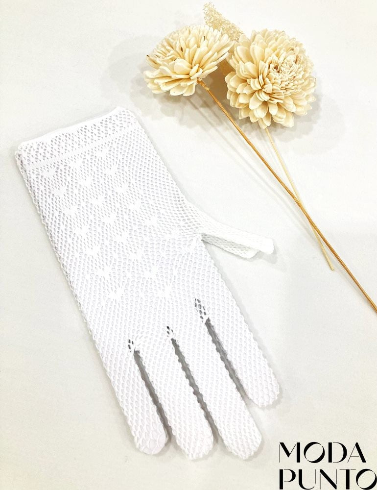 Guantes niña comunión blanco 80000