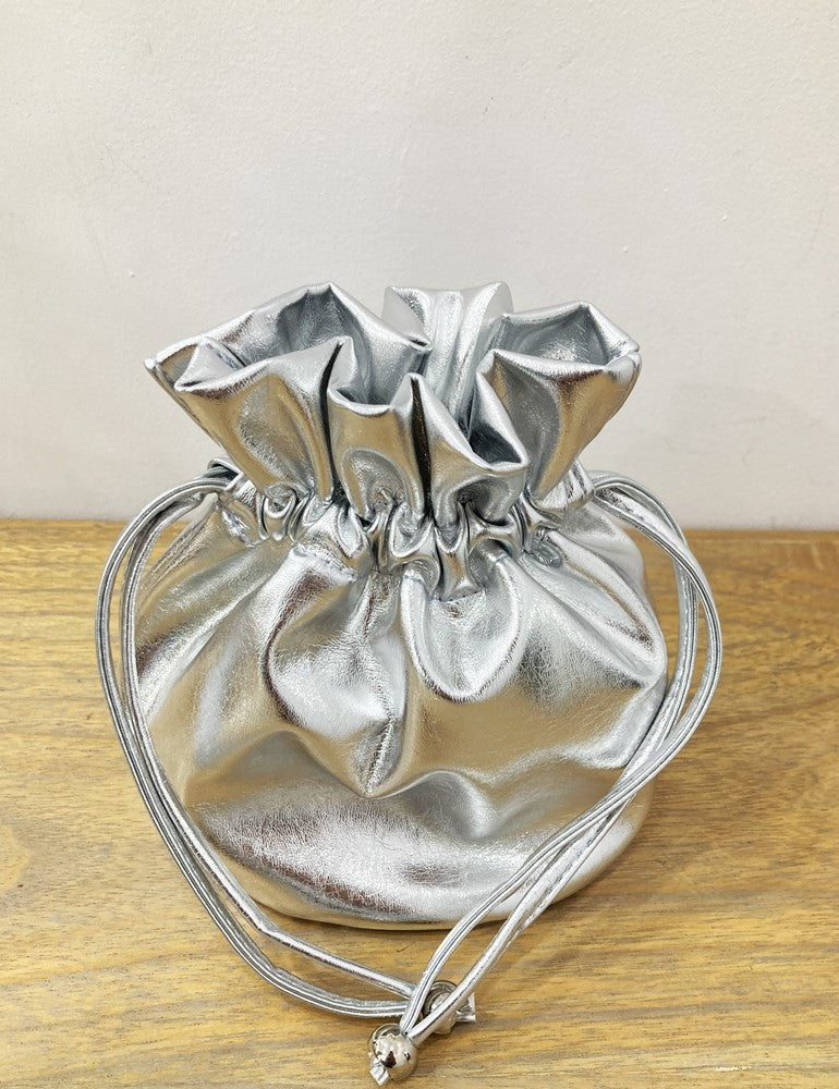 Bolso bombonera plata