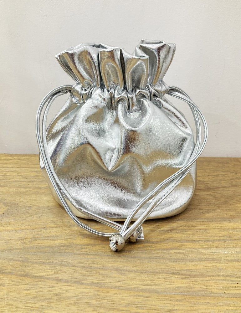 Bolso bombonera plata