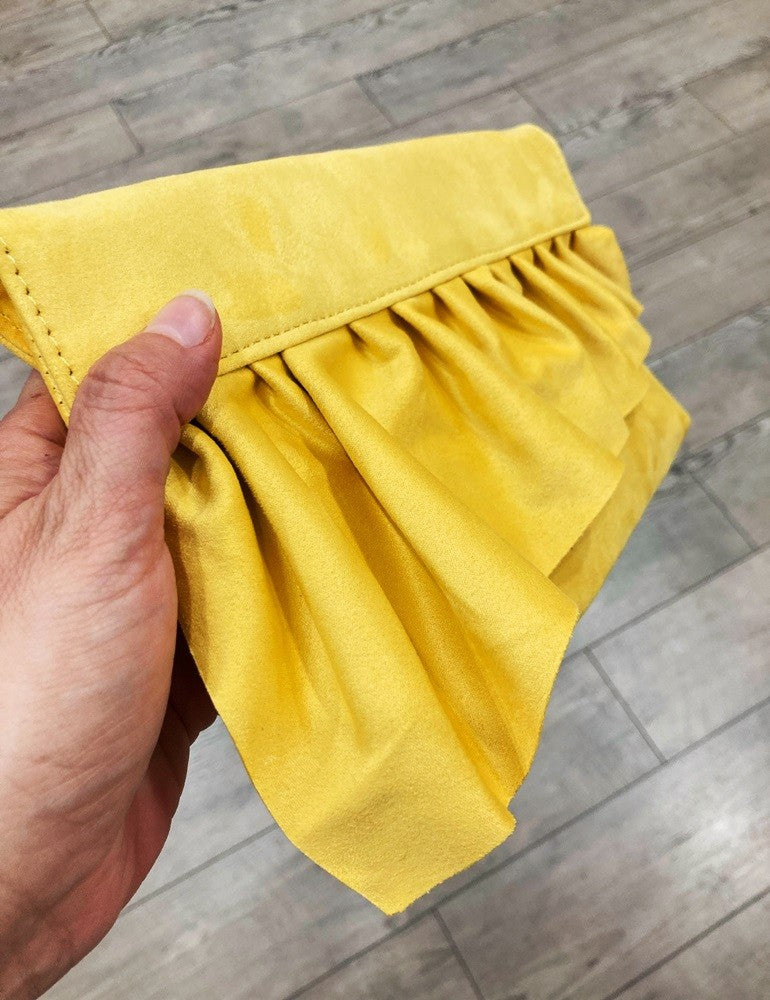 Cartera volante antelina amarilla