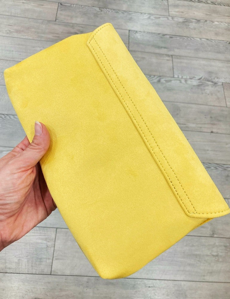Cartera volante antelina amarilla