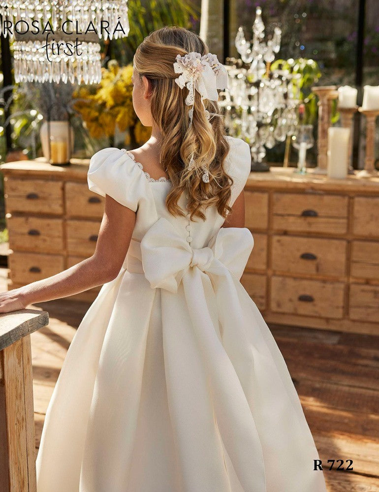 Vestido Comunión Rosa Clara R722