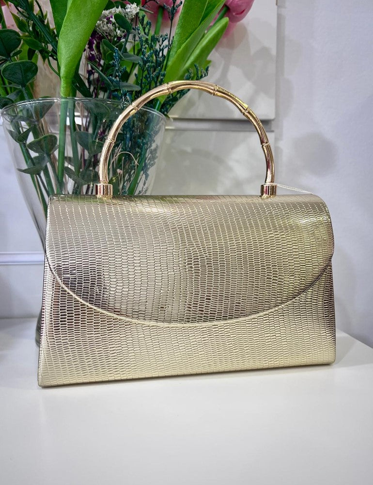 Bolso asa dorado | Damaris