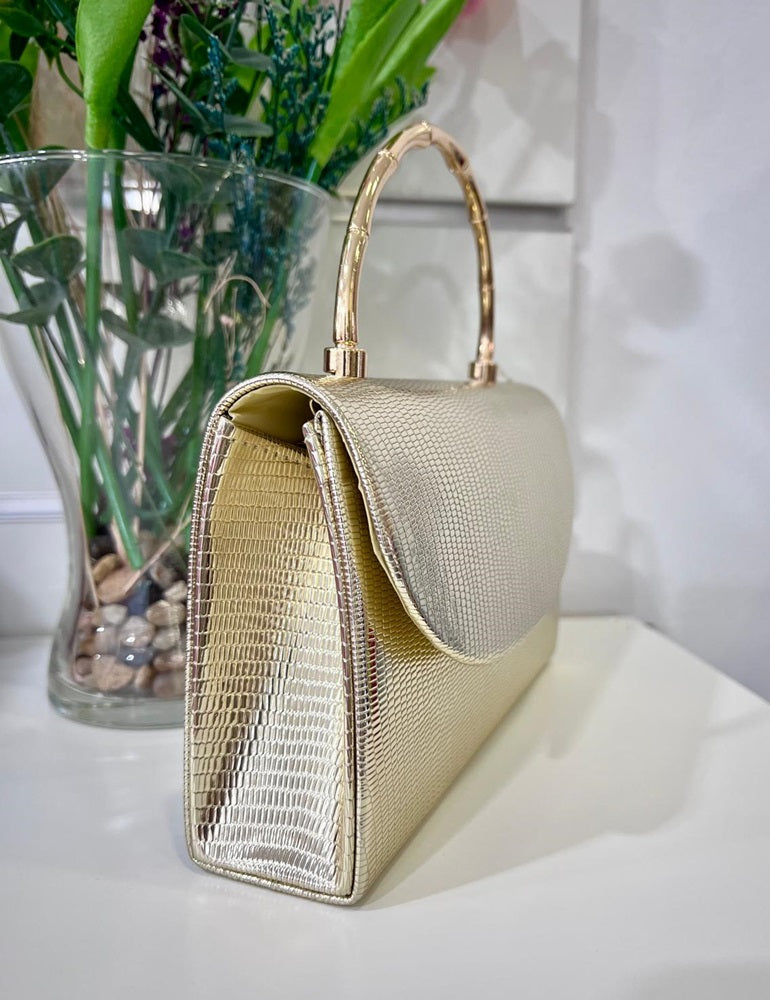 Bolso asa dorado | Damaris