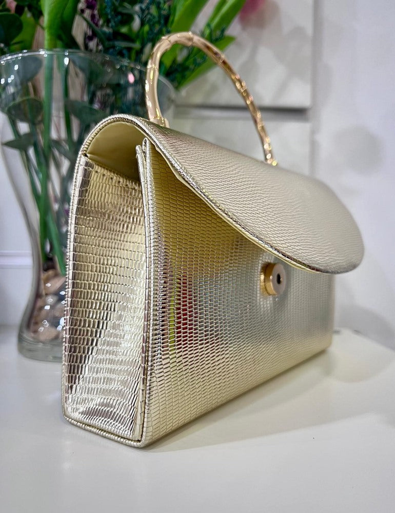 Bolso asa dorado | Damaris