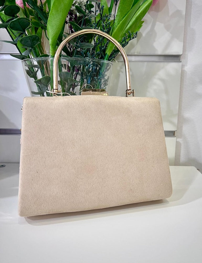 Bolso asa piedras beige | Esperanza