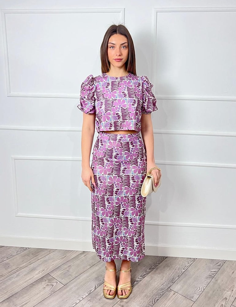 Conjunto Falda Bianca