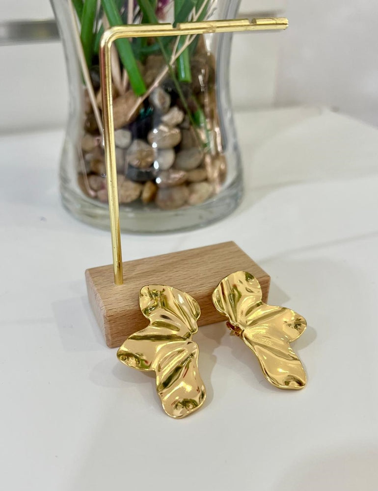 Pendiente metal dorado | Iris