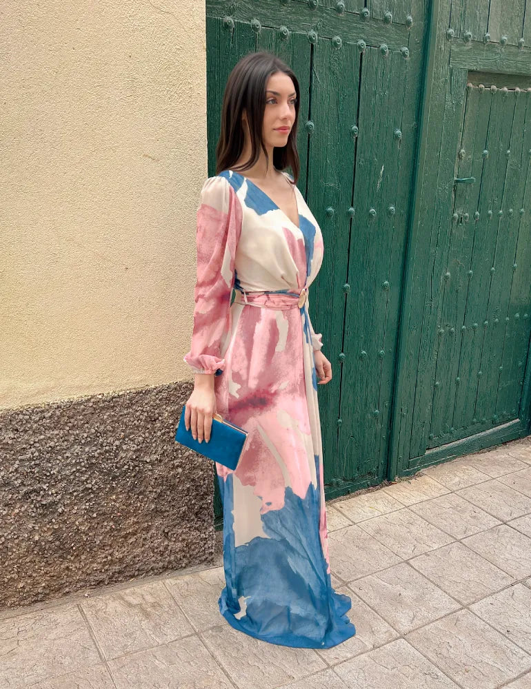 Vestido Largo Azul | Dalia