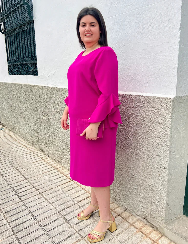 Vestido Midi Buganvilla| Leona