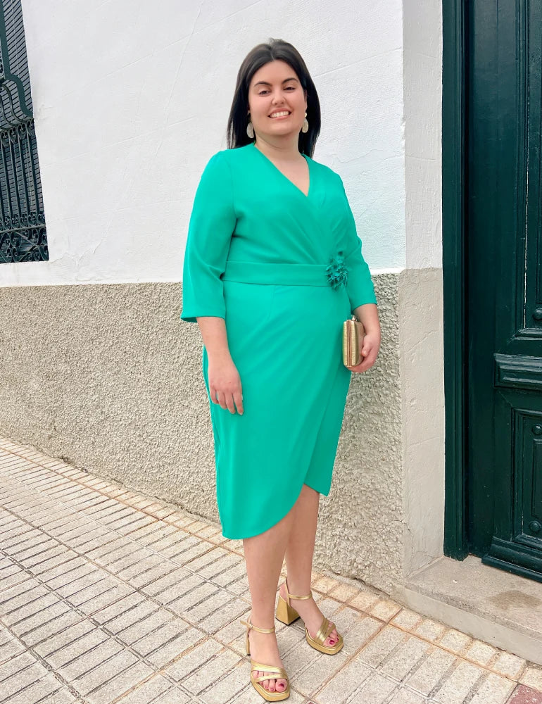 Vestido Midi Esmeralda | Amber