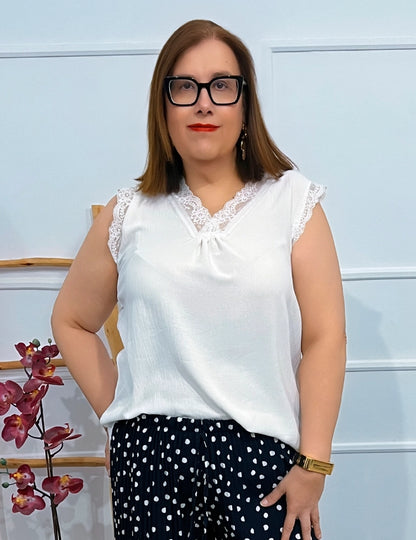 Blusa Lencera | Lama