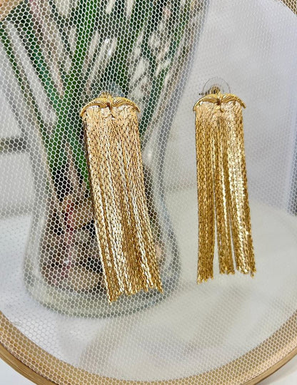Pendiente metal dorado | Gaviota
