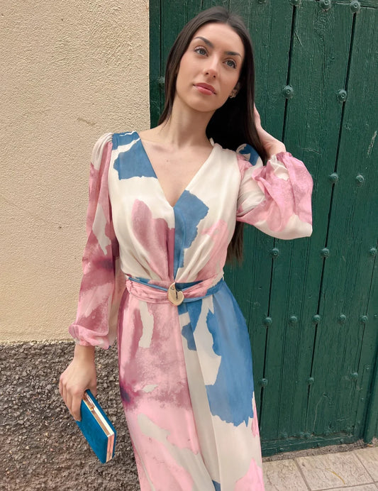 Vestido Largo Azul | Dalia