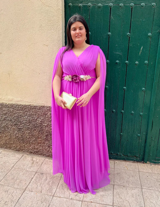 Vestido largo orquidea | Sidonia