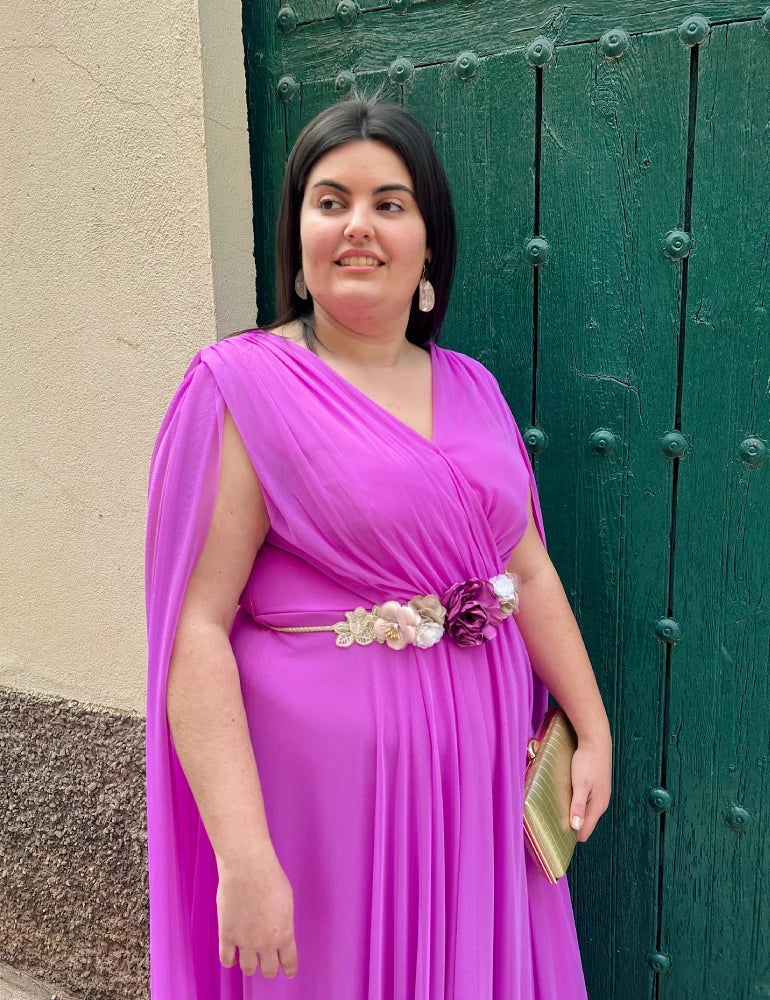 Vestido largo orquidea | Sidonia