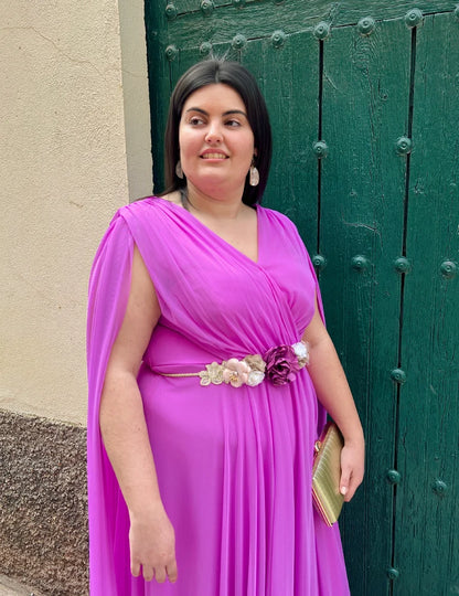 Vestido largo orquidea | Sidonia