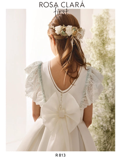 Vestido Comunión Rosa Clara R813