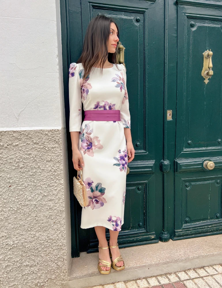 Vestido Midi Rosa| Bali