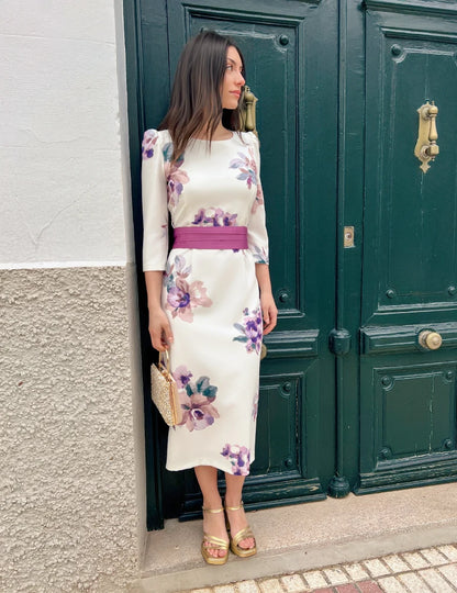 Vestido Midi Rosa| Bali