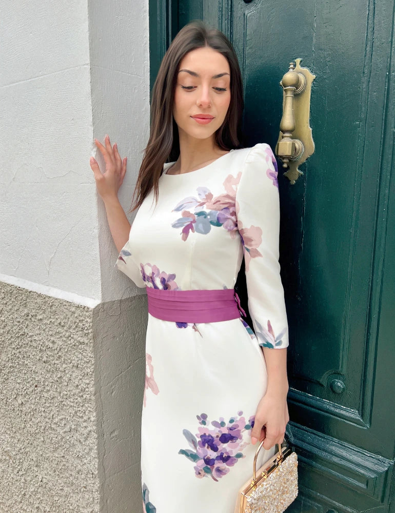 Vestido Midi Rosa| Bali
