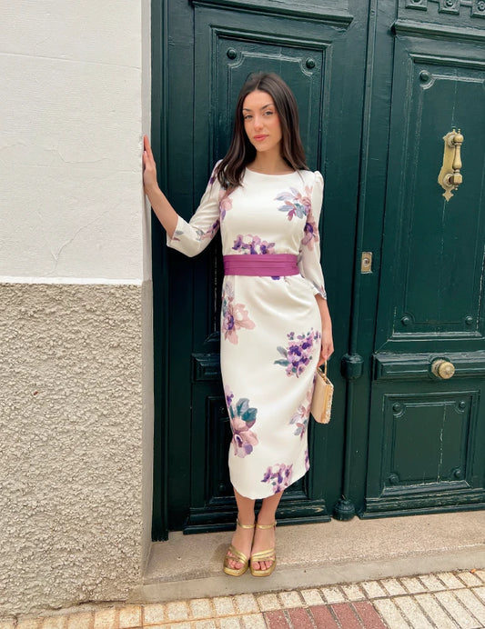 Vestido Midi Rosa| Bali