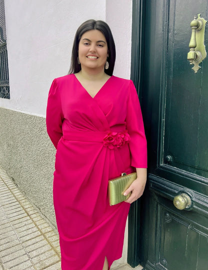 Vestido Midi Burdeos | Alondra