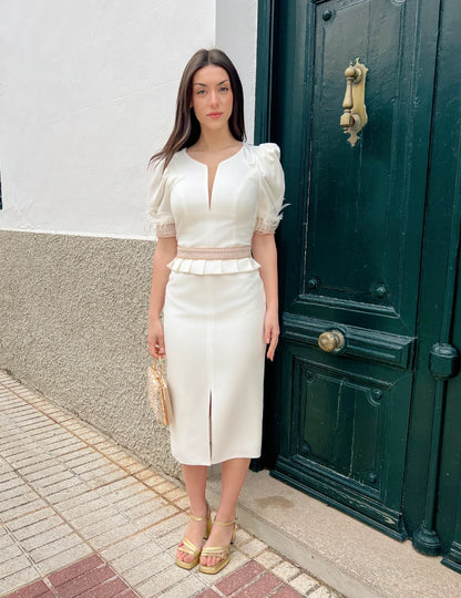 Vestido Midi Blanco | Mika