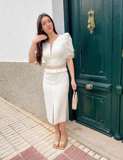 Vestido Midi Blanco | Mika