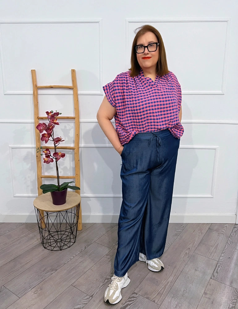 Blusa Cuadros | Leandra