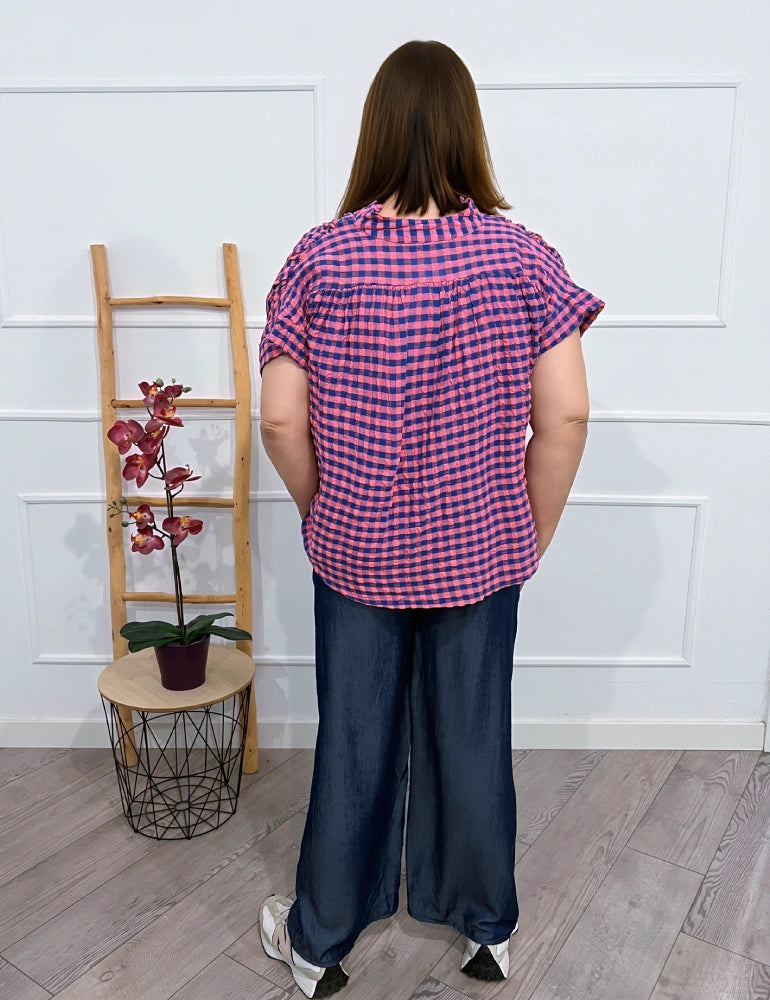 Blusa Cuadros | Leandra