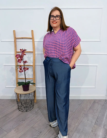 Blusa Cuadros | Leandra