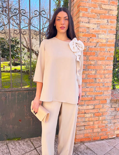 Conjunto Pantalón Crudo | Bianca