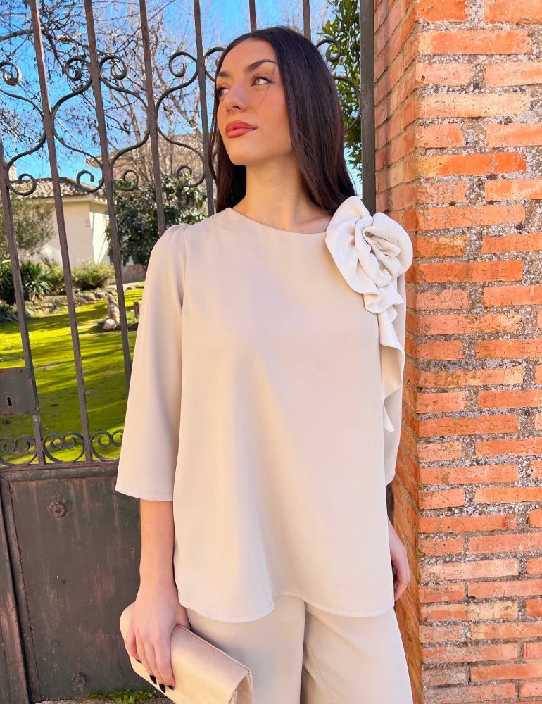 Conjunto Pantalón Crudo | Bianca