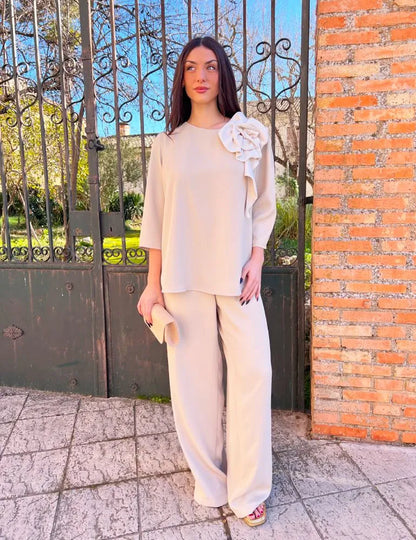 Conjunto Pantalón Crudo | Bianca