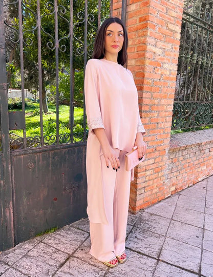 Conjunto Pantalón Rosa | Roberta