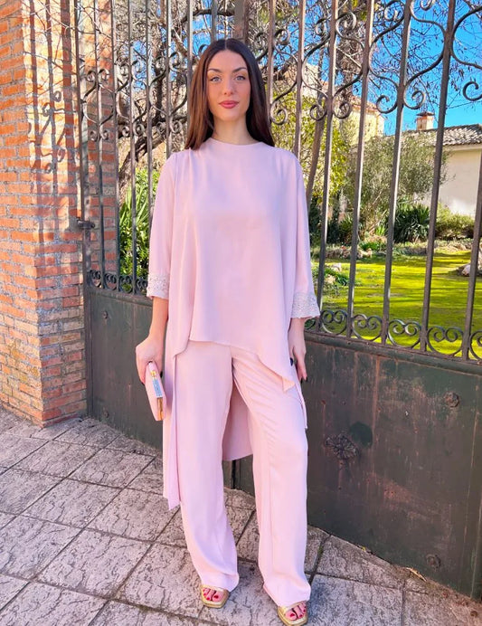 Conjunto Pantalón Rosa | Roberta