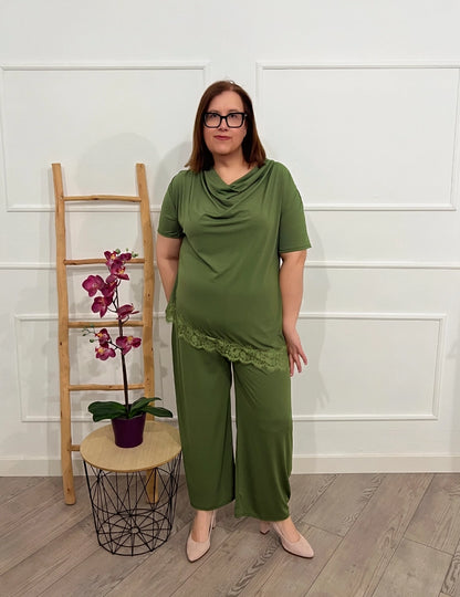 Conjunto Pantalón Puntilla | Yaiza