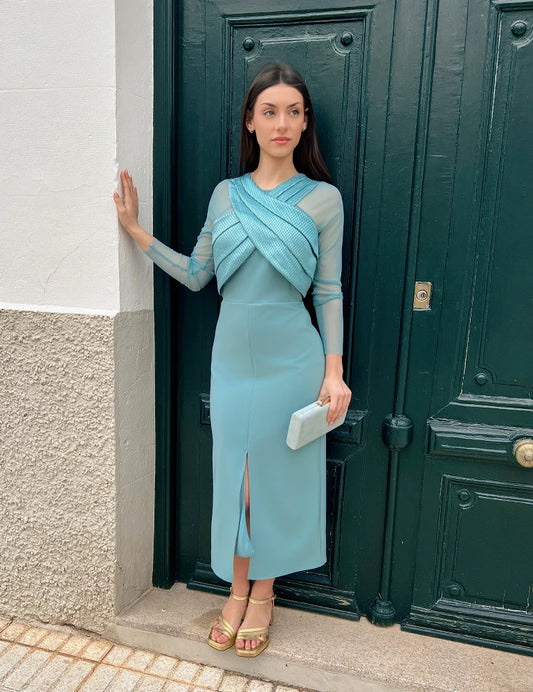 Vestido Midi Hielo | Amelia