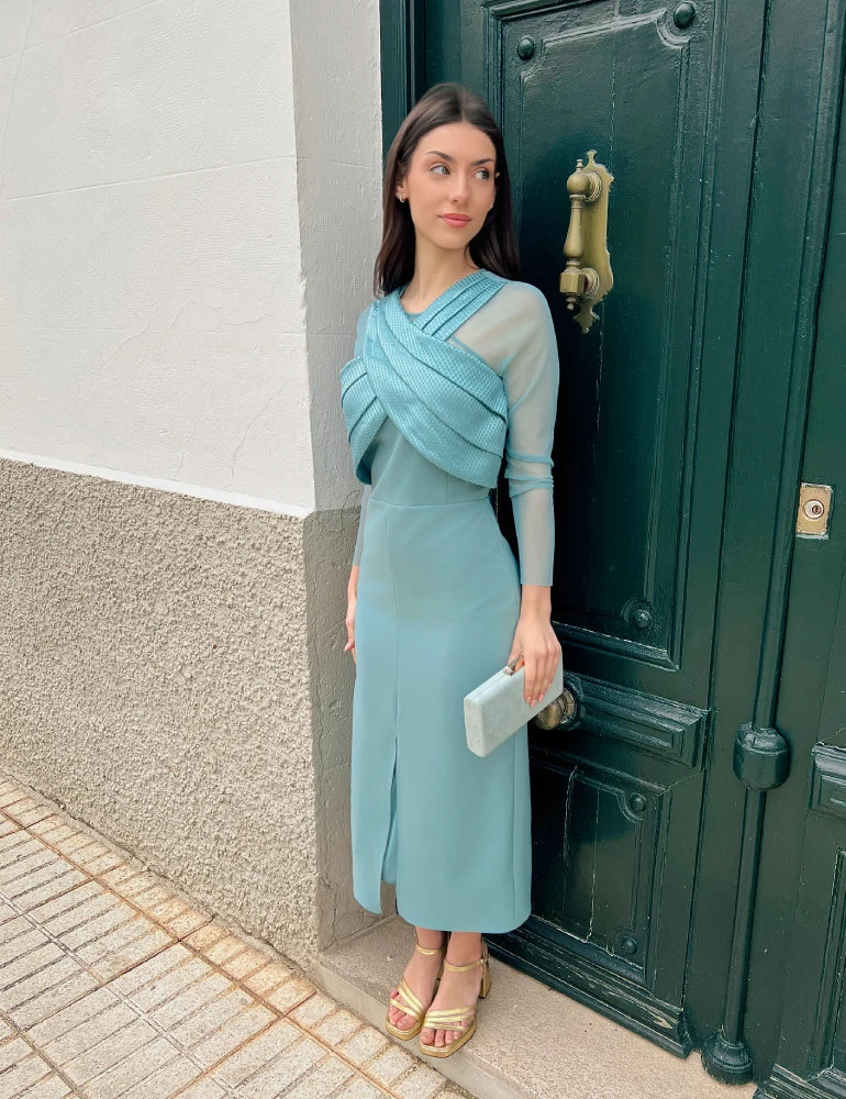 Vestido Midi Hielo | Amelia