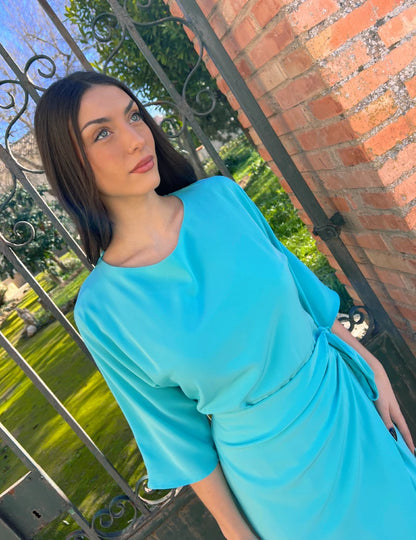 Vestido Midi Turquesa | Calista