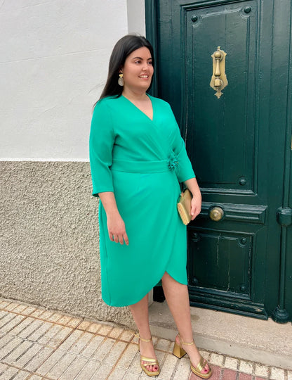 Vestido Midi Esmeralda | Amber