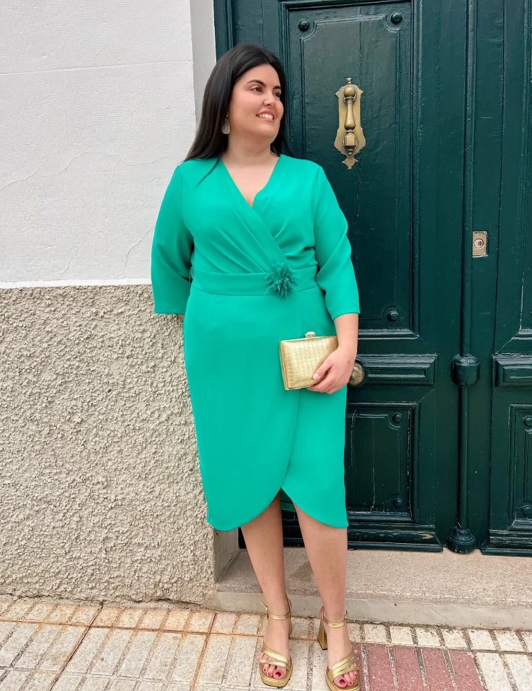 Vestido Midi Esmeralda | Amber