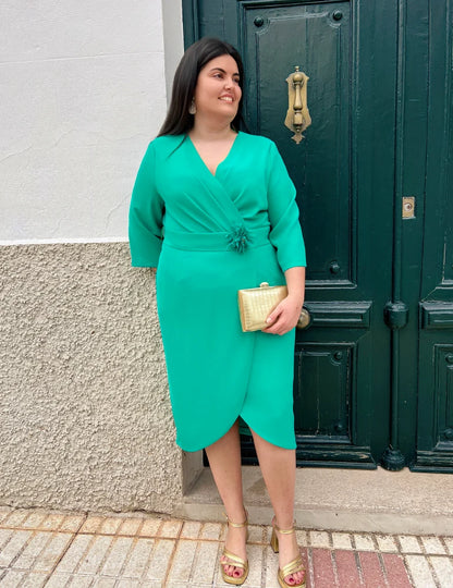 Vestido Midi Esmeralda | Amber